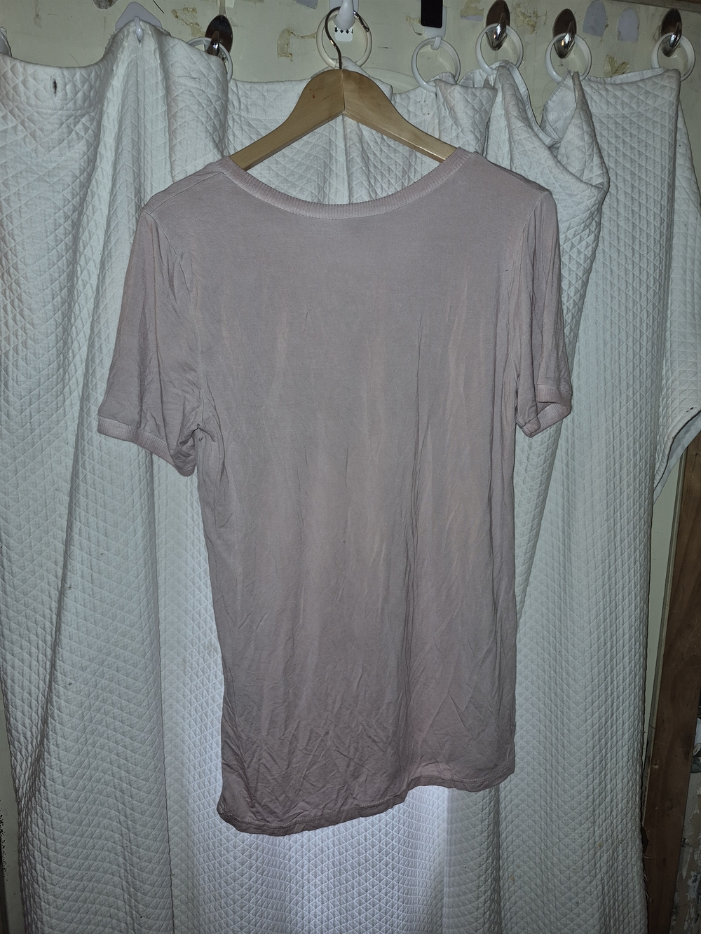 POL Dusty Pink Girly Meets Basic Knit Top Size Medium - Picture 7 of 8